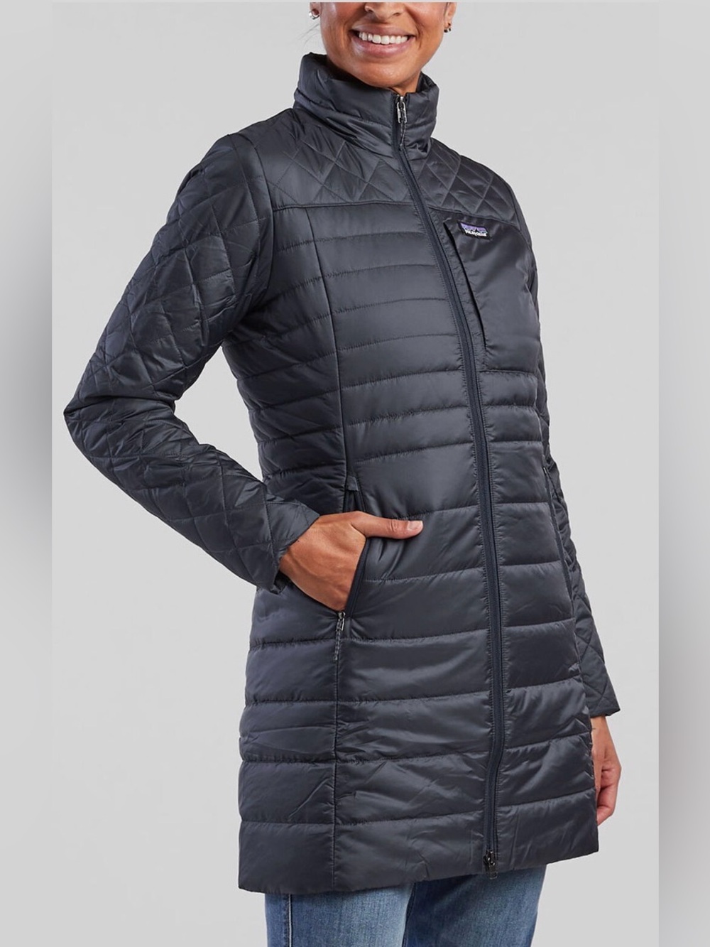 Patagonia Radalie Parka Jacket Forge Grey Size Extra Small
